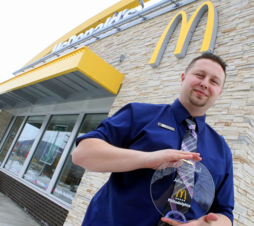 McDonalds Manager Named Outstanding Manager AllOTSEGO