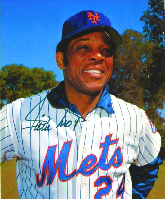 Autographed Willie Mays Photo 